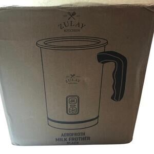 Frother Zulay Kitchen Aorofroth Milk Frother 4/1 Black NIB